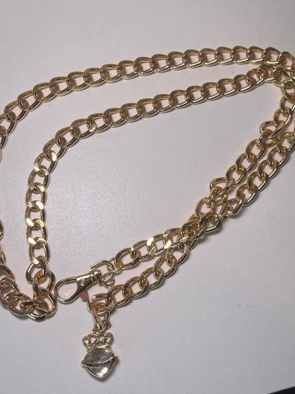 Juicy Couture Gold Waist Chain Belt